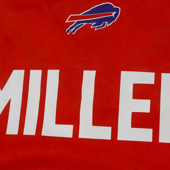 Men's On Field Nike Buffalo Bills Von Miller Color Rush Red Jersey Size Large - Picture 6 of 6